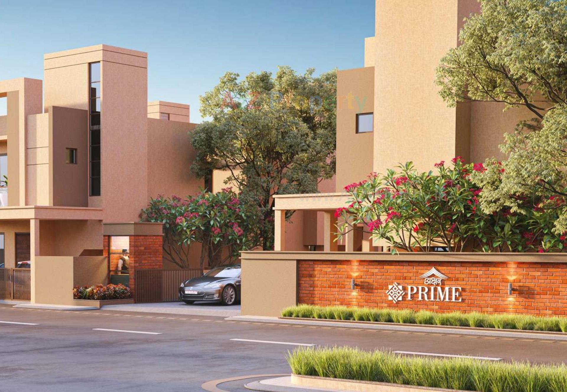 3D Elevation of real estate project Akshar Prime located at Kelanpur, Vadodara, Gujarat