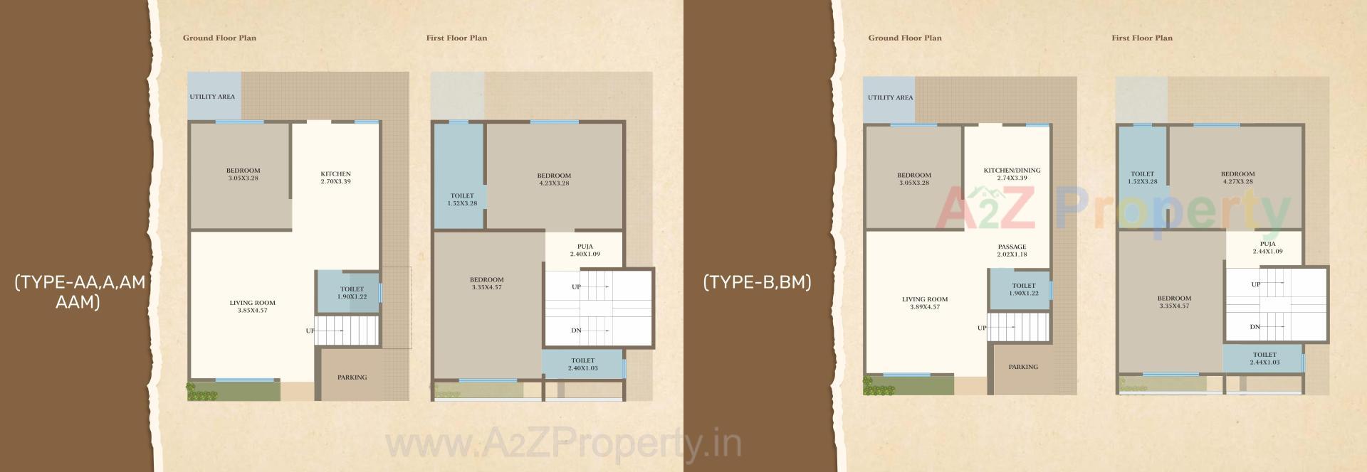 Layout of real estate project Akshar Prime located at Kelanpur, Vadodara, Gujarat