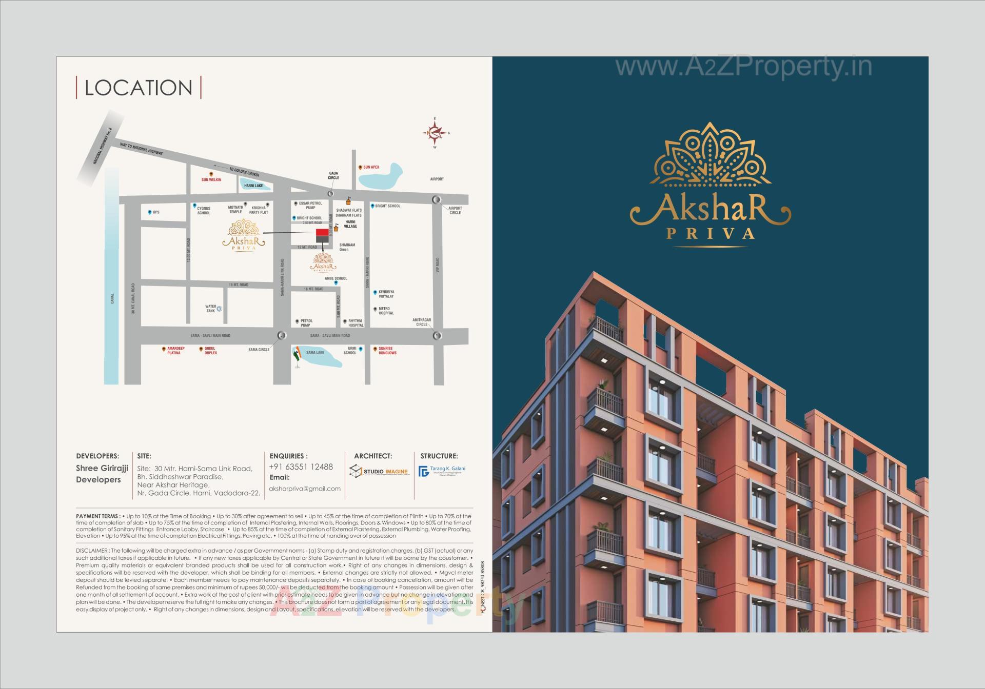  of real estate project Akshar Priva located at Harni, Vadodara, Gujarat