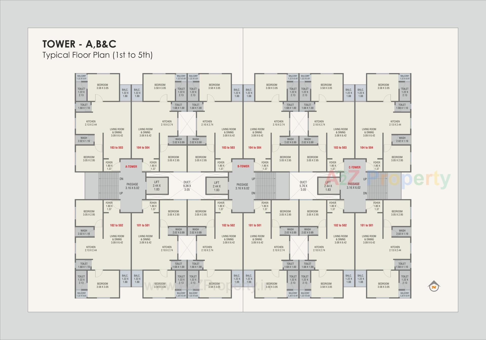 Layout of real estate project Akshar Priva located at Harni, Vadodara, Gujarat