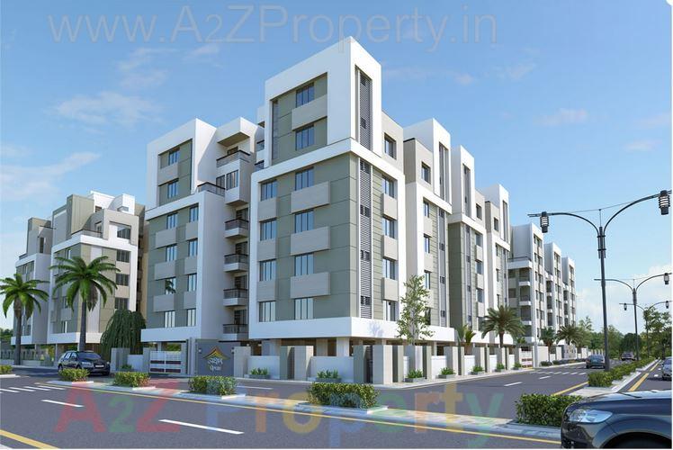3D Elevation of real estate project Akshar Upavan located at Dabhoi, Vadodara, Gujarat