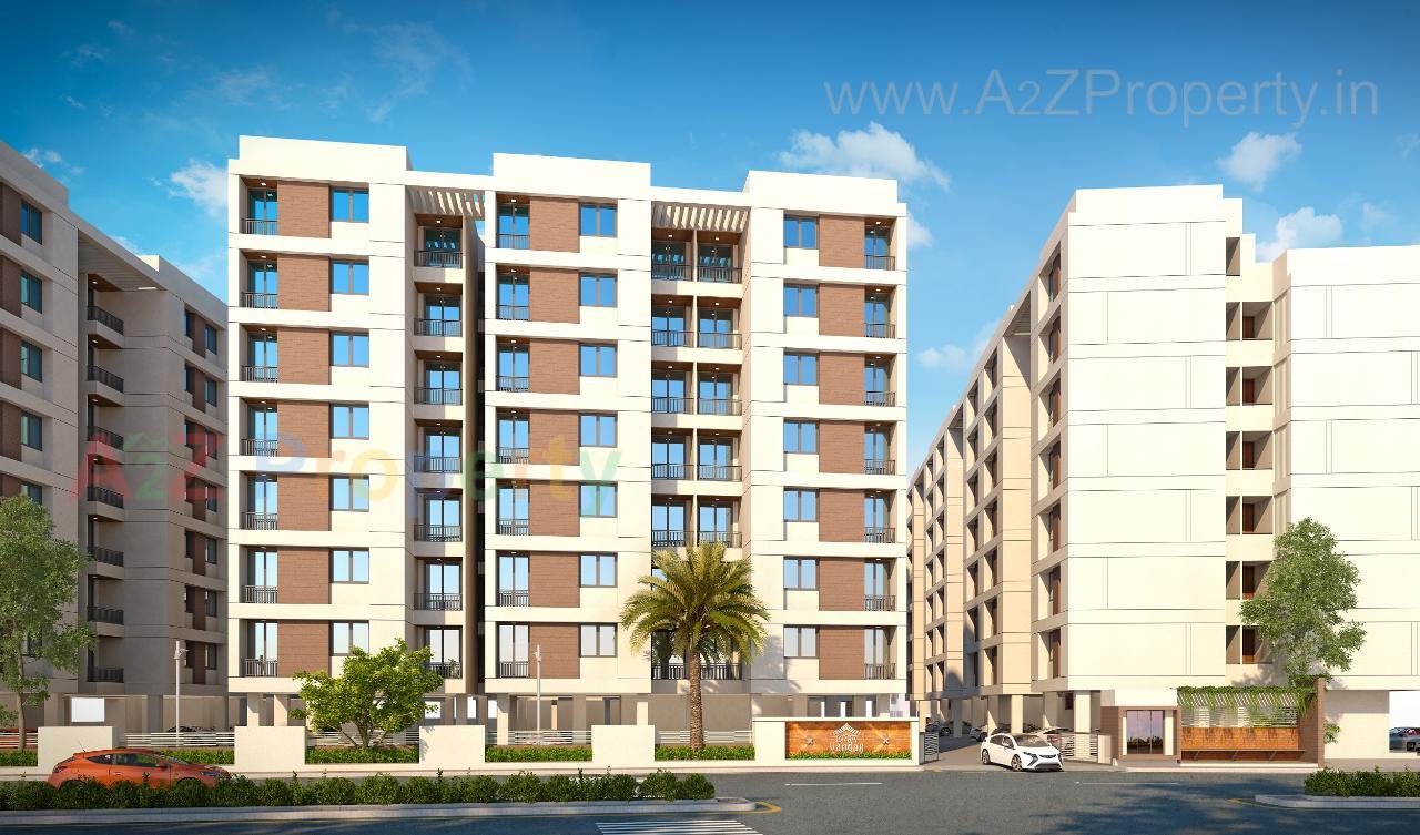 3D Elevation of real estate project Akshar Vandan located at Tandalaja, Vadodara, Gujarat