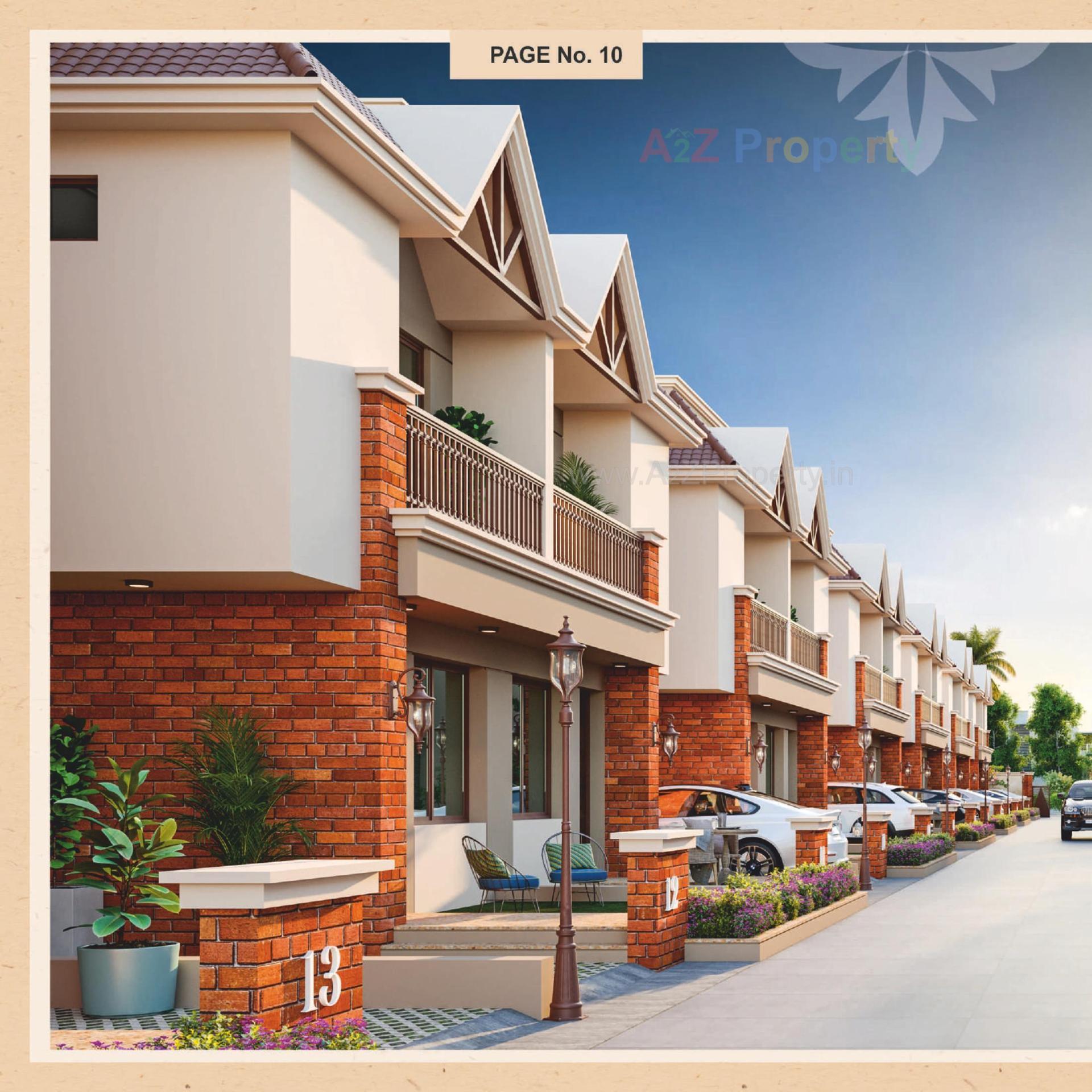 3D Elevation of real estate project Akshat Luxuria Ii located at Kapurai, Vadodara, Gujarat