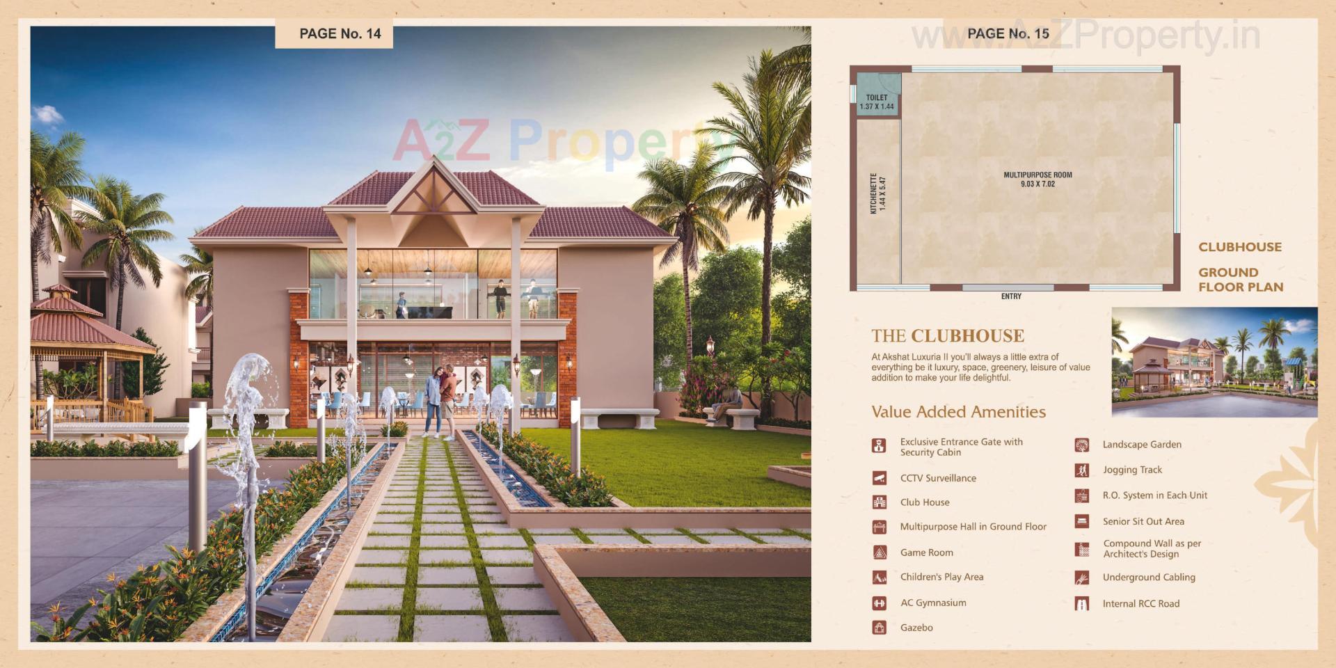  of real estate project Akshat Luxuria Ii located at Kapurai, Vadodara, Gujarat