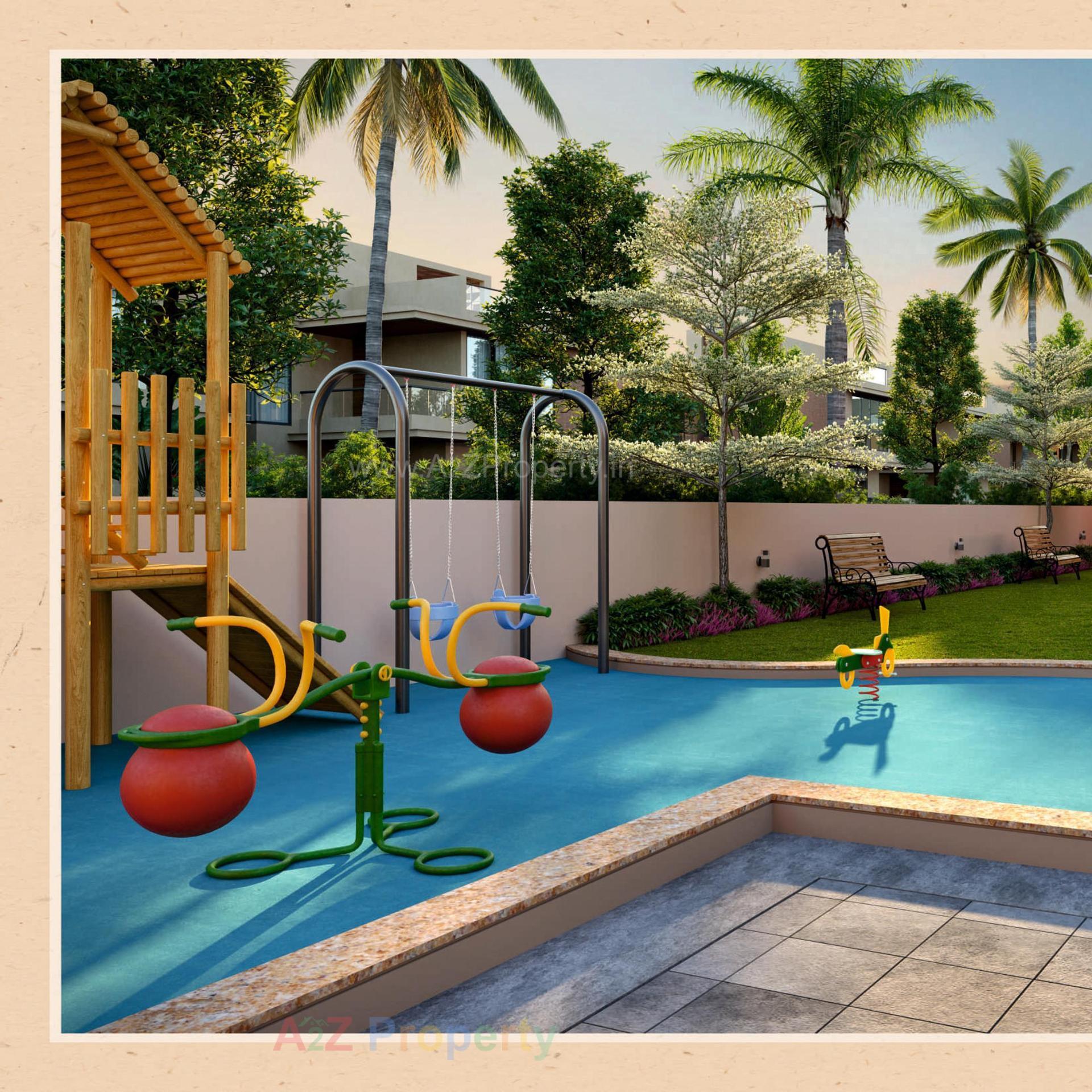 3D Elevation of real estate project Akshat Luxuria located at Kapurai, Vadodara, Gujarat