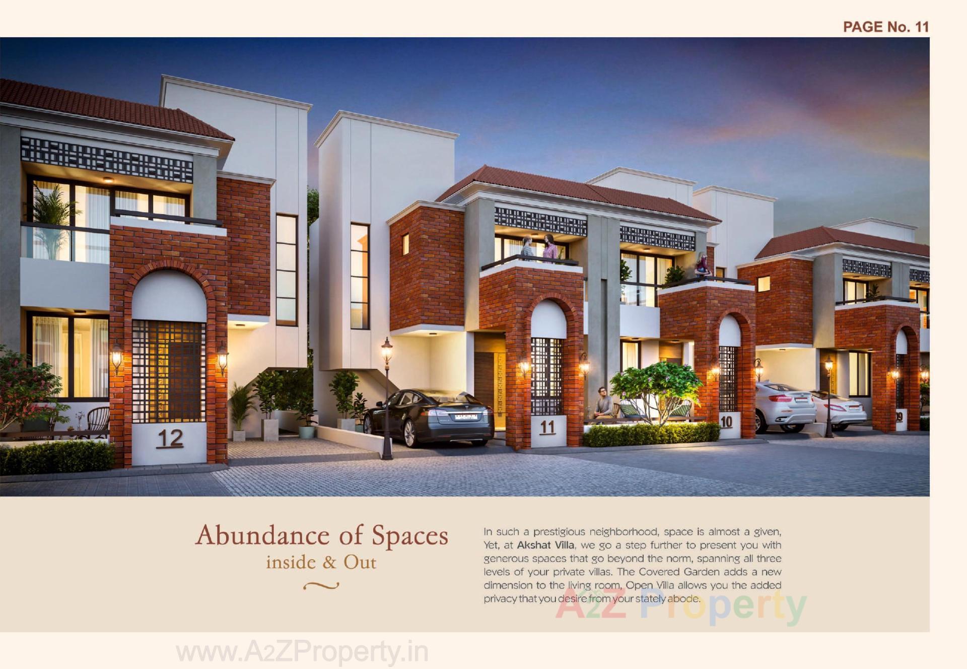3D Elevation of real estate project Akshat Villa located at Kapurai, Vadodara, Gujarat