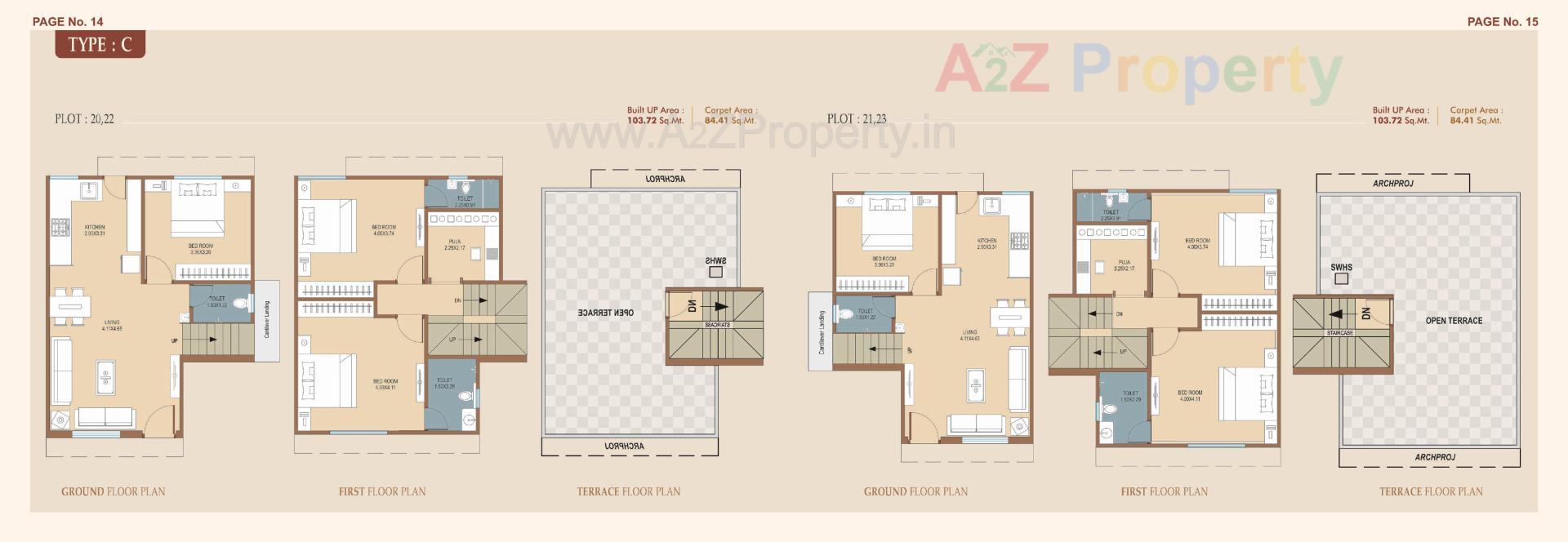 Layout of real estate project Akshat Villa located at Kapurai, Vadodara, Gujarat