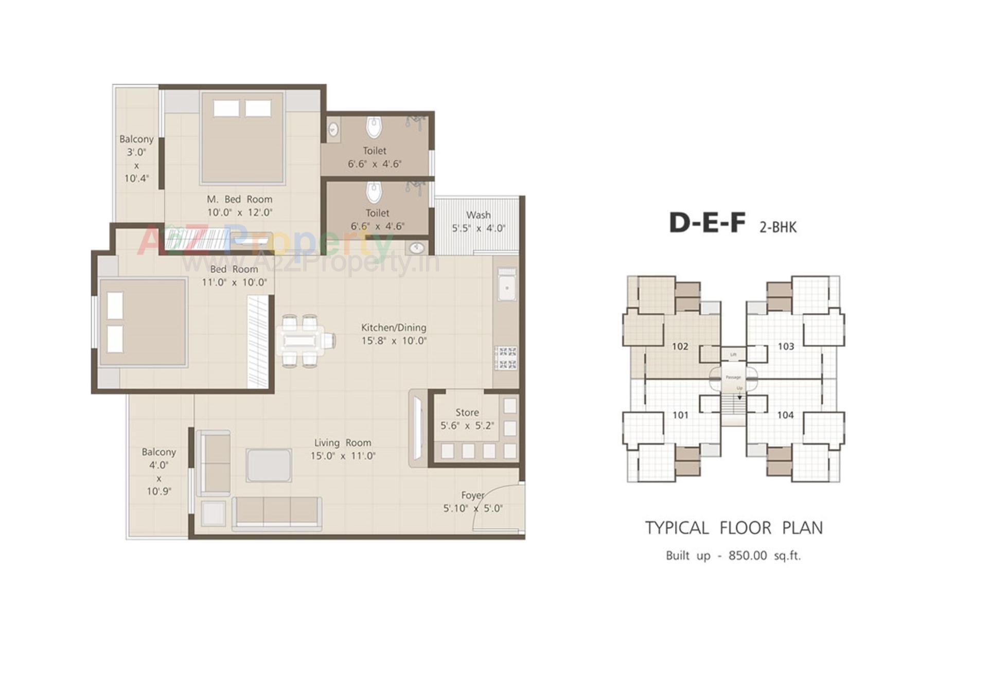 Layout of real estate project Al Ameen Park located at Tandalja, Vadodara, Gujarat