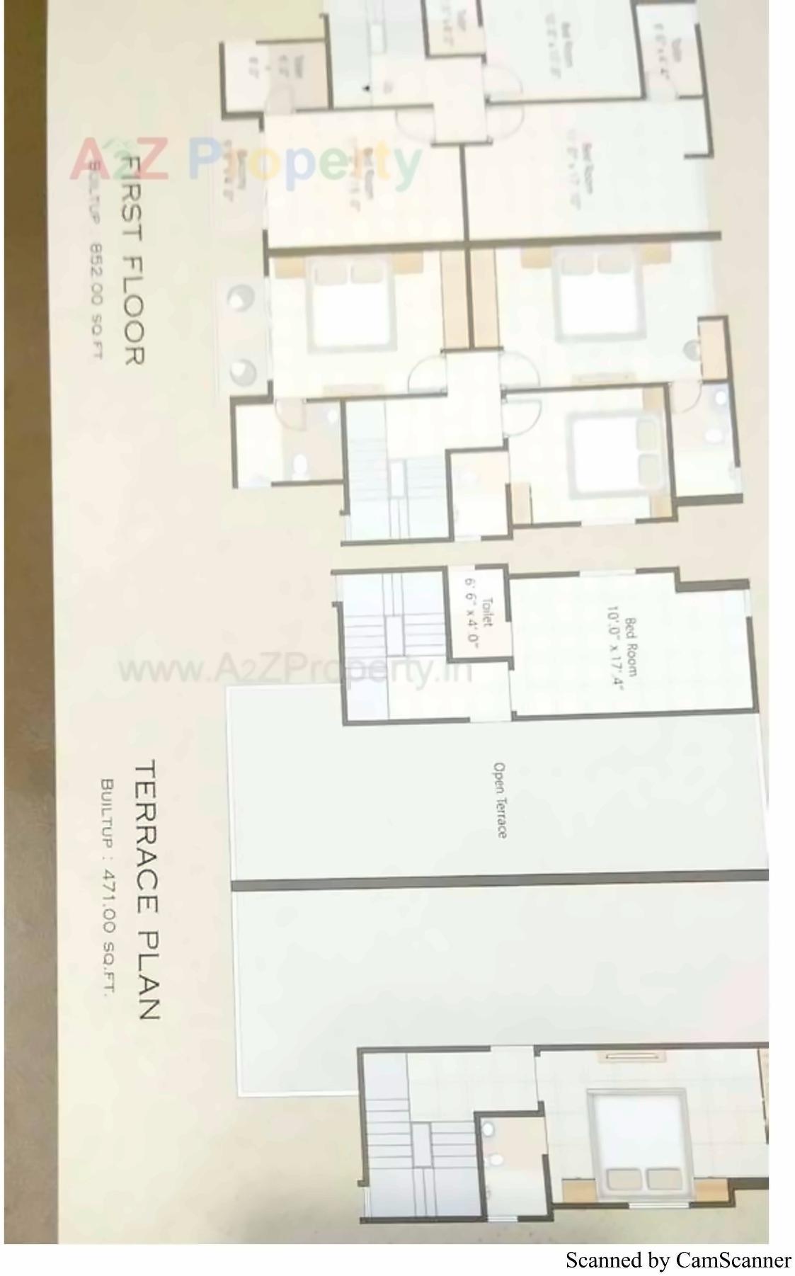 Layout of real estate project Al Ameen Park located at Tandalaja, Vadodara, Gujarat