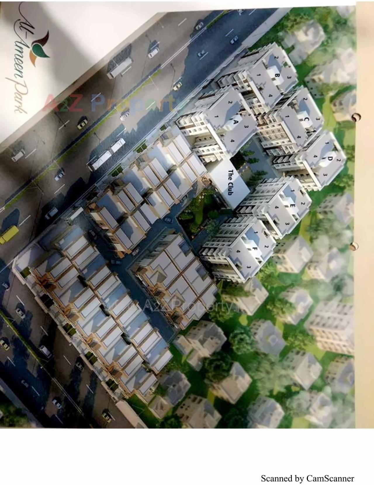 Layout of real estate project Al Ameen Park located at Tandalaja, Vadodara, Gujarat