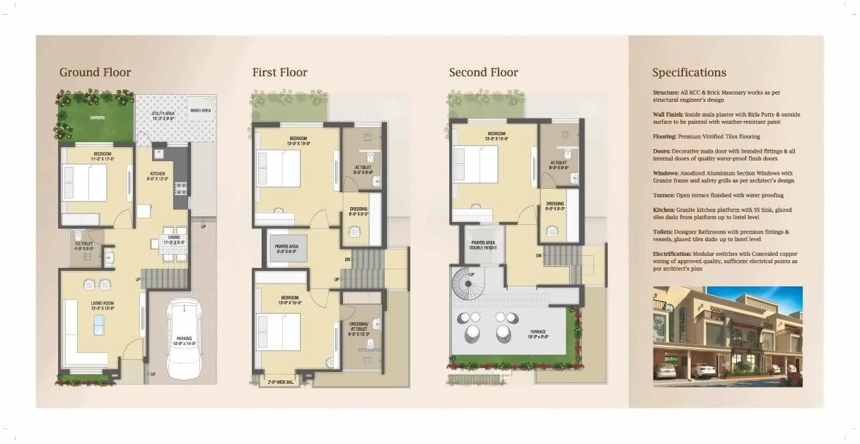 Layout of real estate project Al Aswad located at Tandalaja, Vadodara, Gujarat