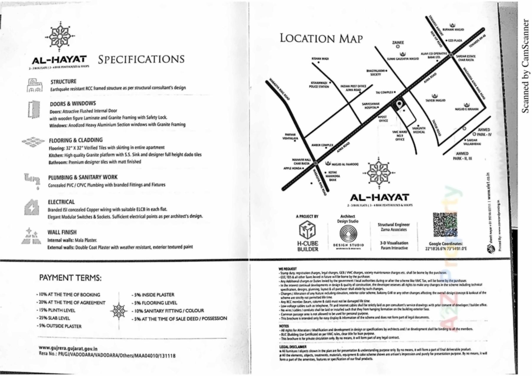  of real estate project Al Hayat located at Bapod, Vadodara, Gujarat