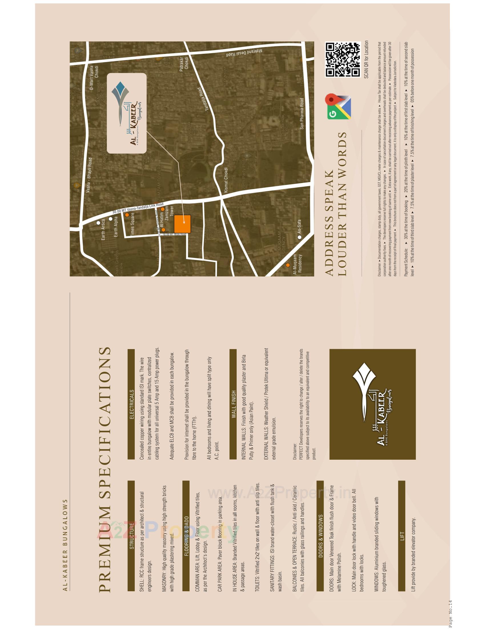  of real estate project Al Kabeer Bungalows located at Tandalja, Vadodara, Gujarat