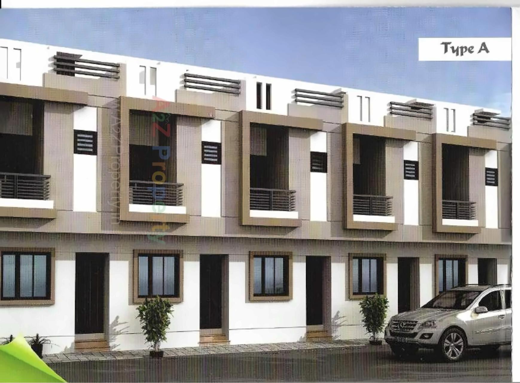 3D Elevation of real estate project Al Marhaba located at Karodiya, Vadodara, Gujarat