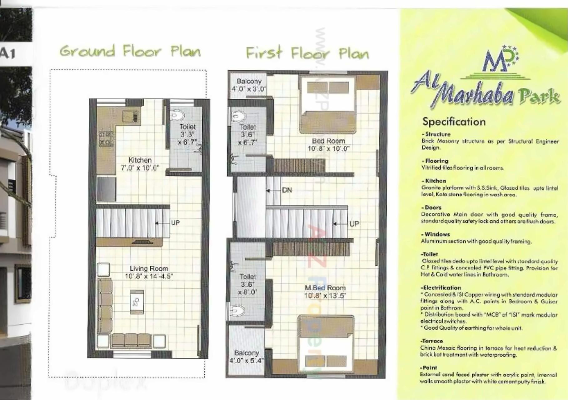Layout of real estate project Al Marhaba located at Karodiya, Vadodara, Gujarat