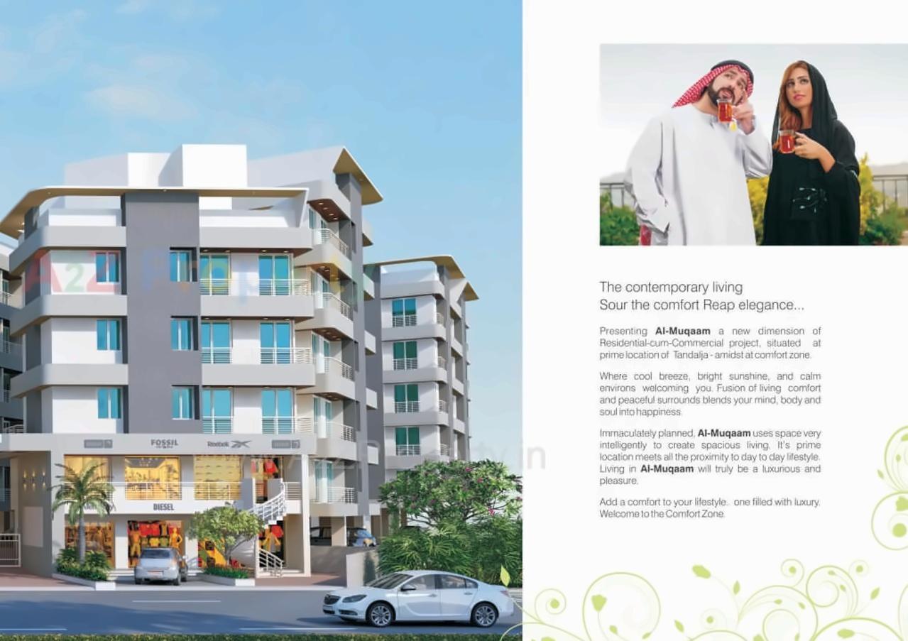3D Elevation of real estate project Al   Muqaam located at Tandalaja, Vadodara, Gujarat