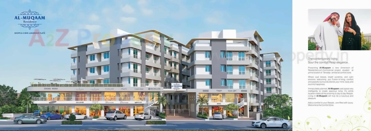 3D Elevation of real estate project Al   Muqaam located at Tandalaja, Vadodara, Gujarat