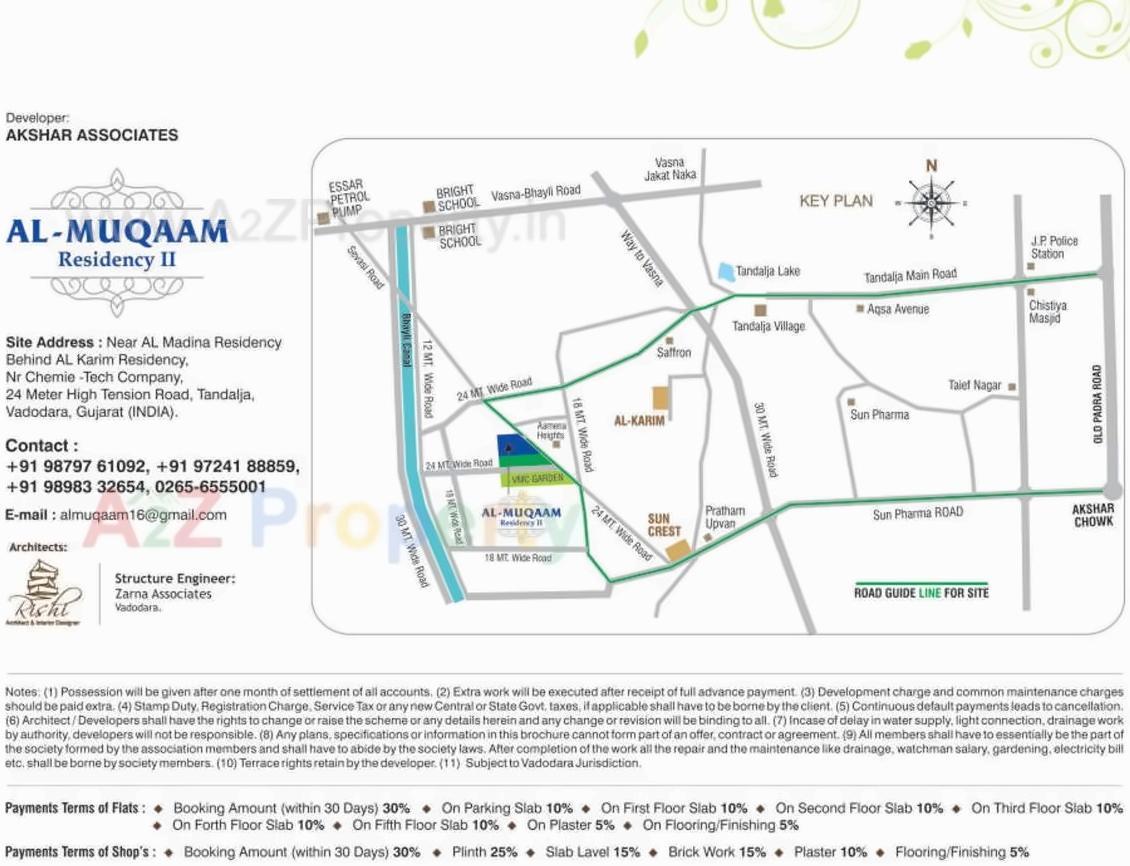  of real estate project Al   Muqaam located at Tandalaja, Vadodara, Gujarat