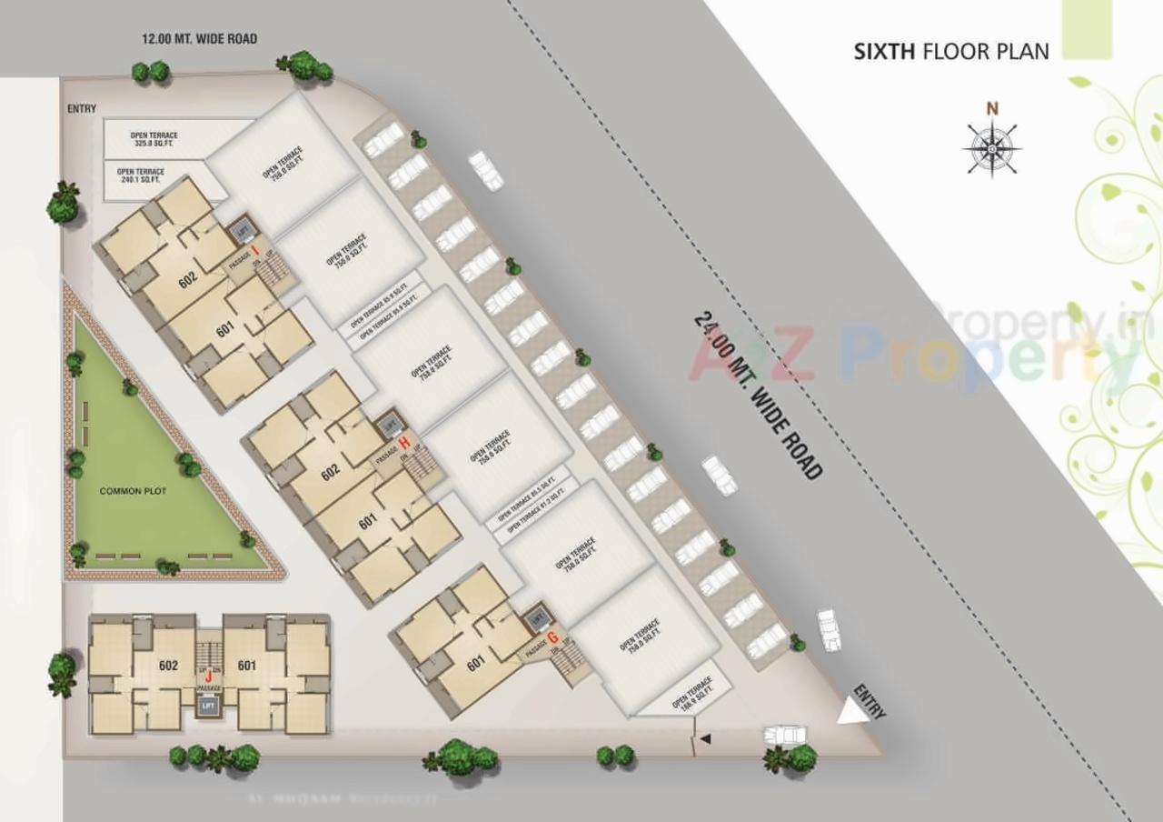 Layout of real estate project Al   Muqaam located at Tandalaja, Vadodara, Gujarat