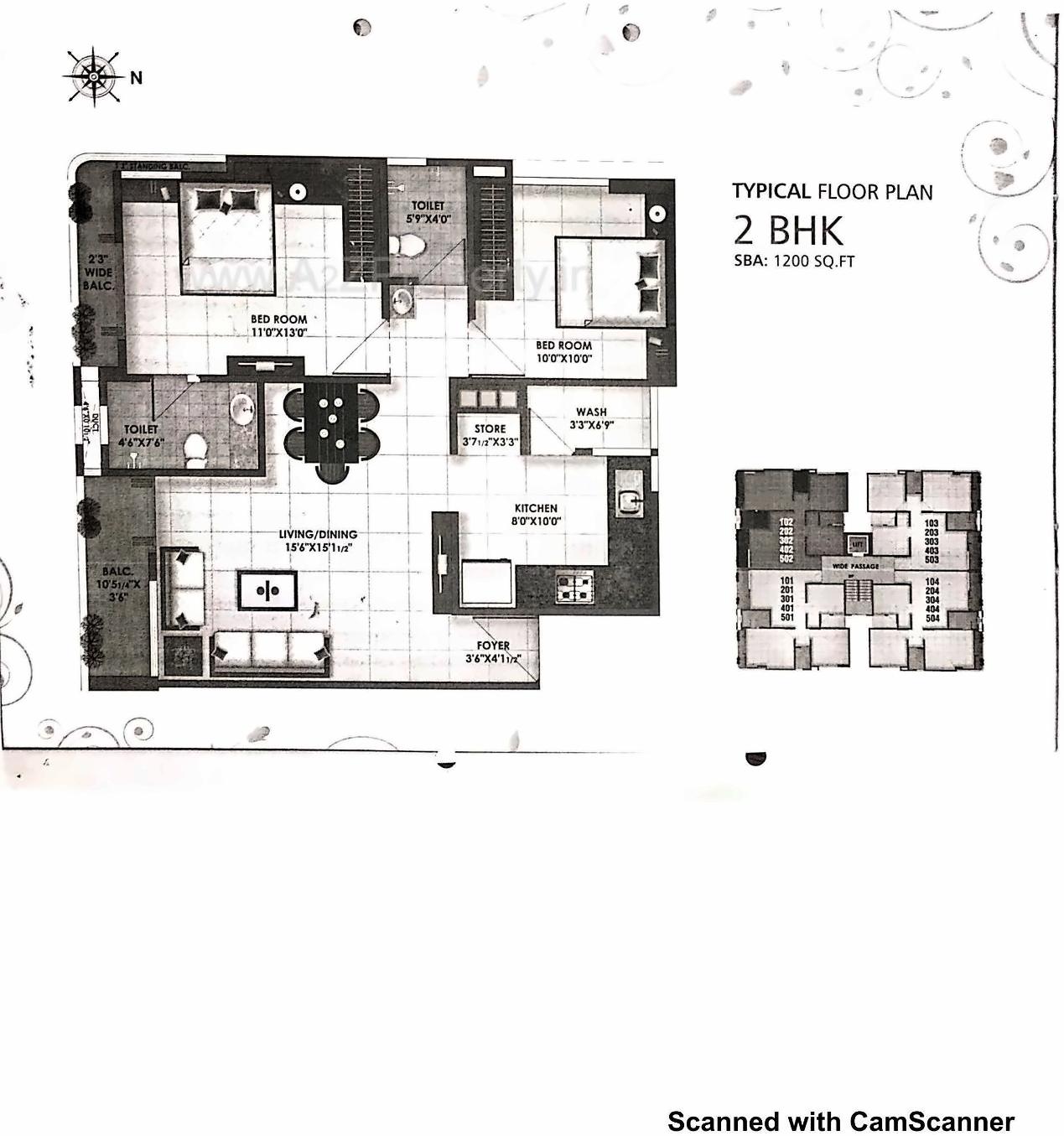 Layout of real estate project Al Muqaam located at Tandalaja, Vadodara, Gujarat
