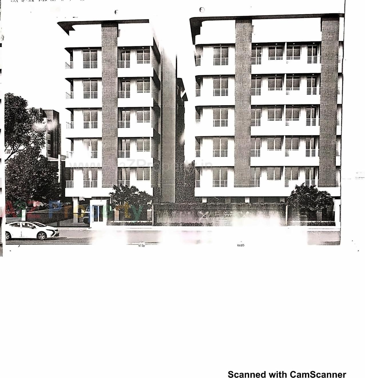 3D Elevation of real estate project Al Muqaam located at Tandalaja, Vadodara, Gujarat