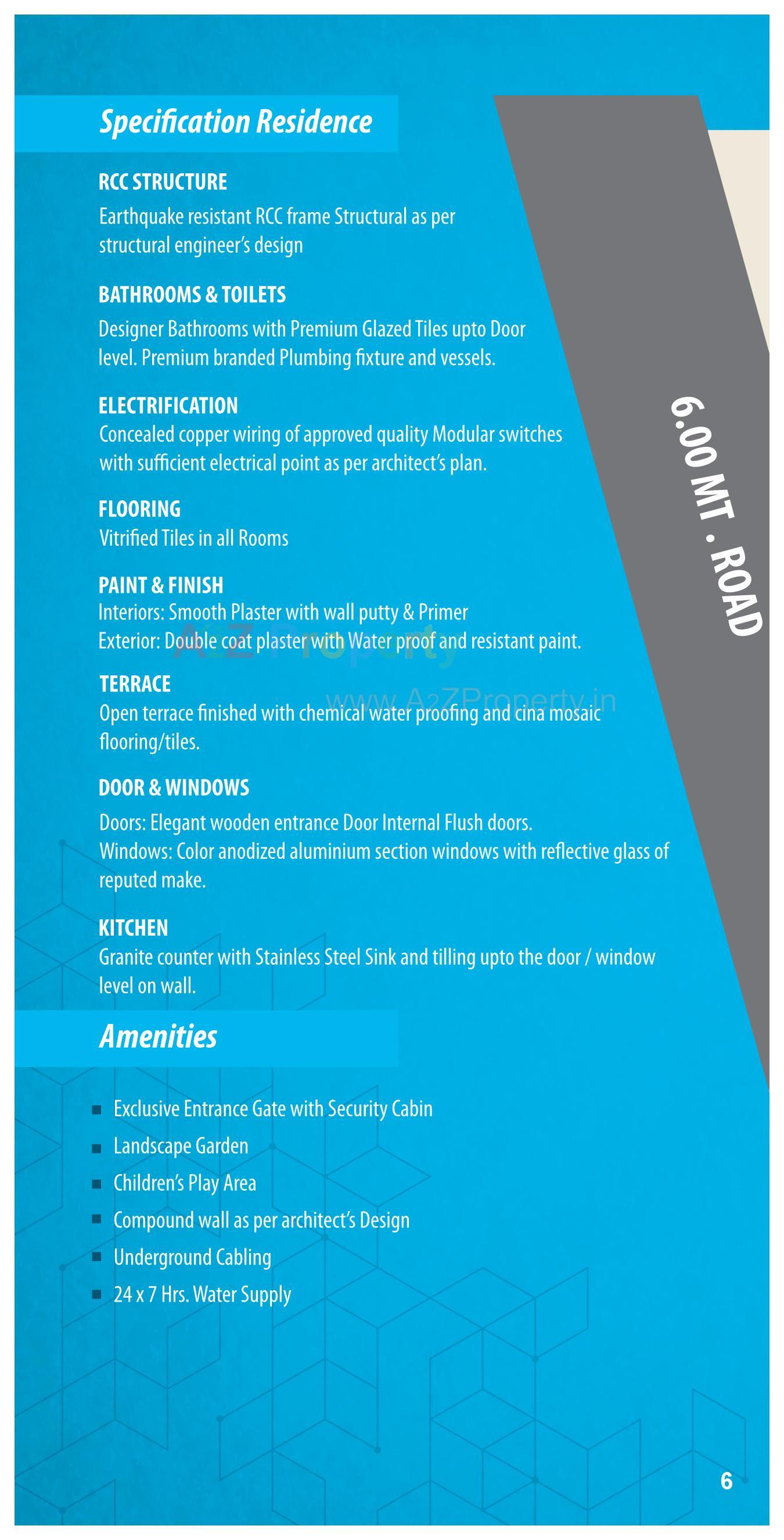  of real estate project Al Rayyan Residency located at Gorwa, Vadodara, Gujarat