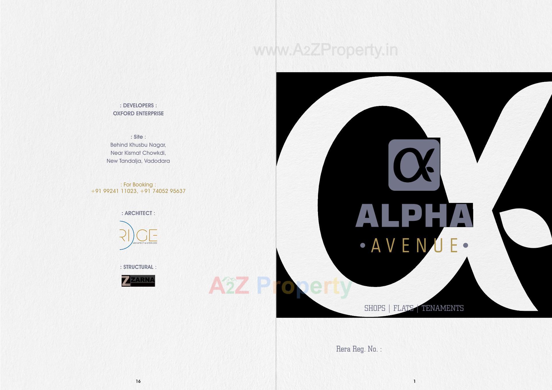  of real estate project Alpha Avenue located at Tandalja, Vadodara, Gujarat