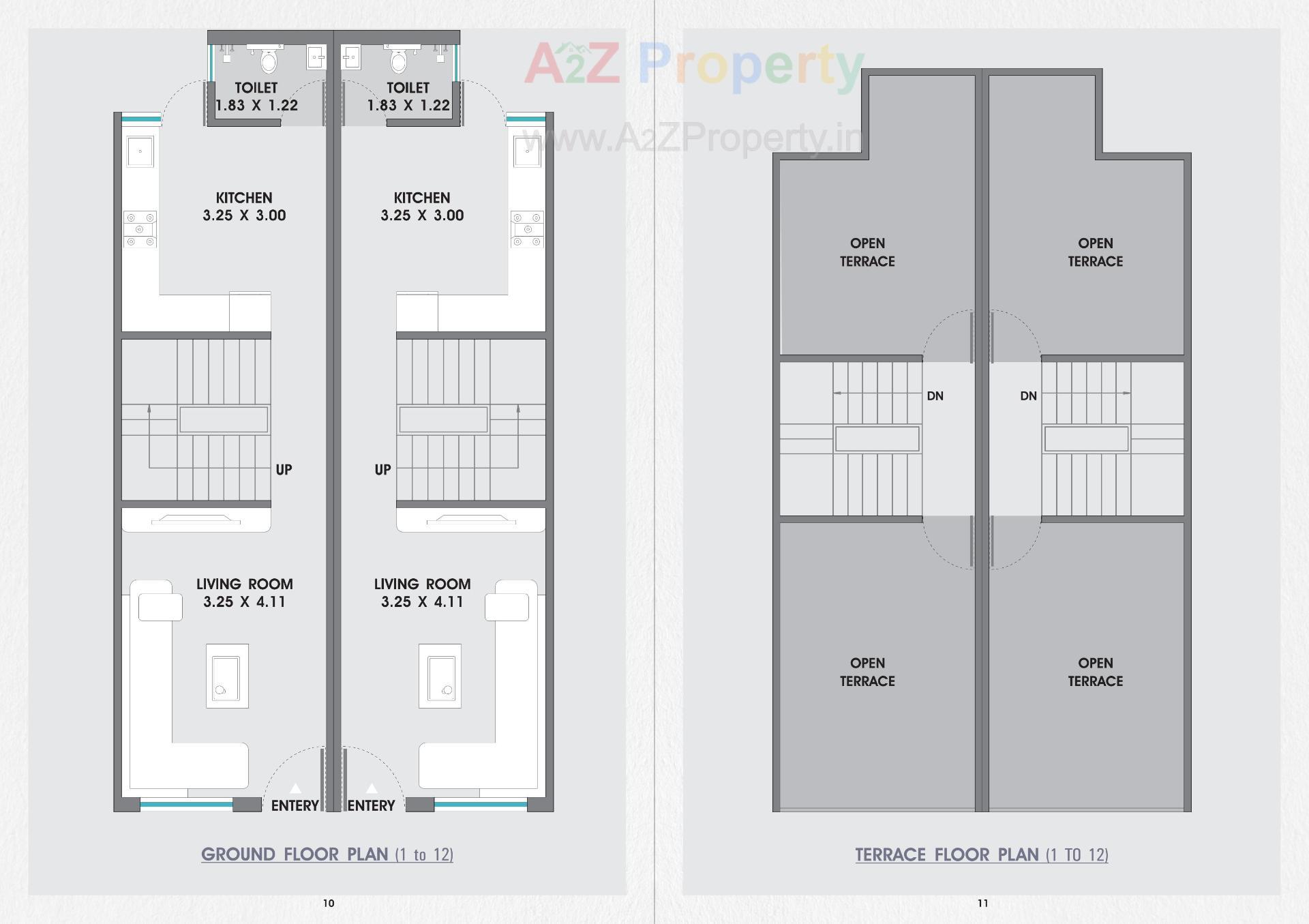 Layout of real estate project Alpha Avenue located at Tandalja, Vadodara, Gujarat
