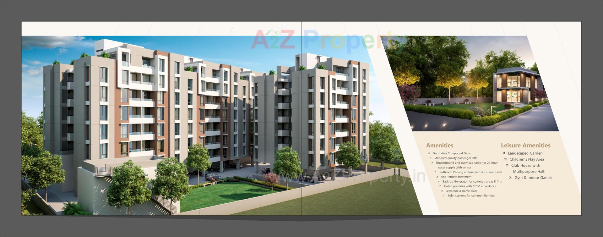3D Elevation of real estate project Altus located at Sevasi, Vadodara, Gujarat