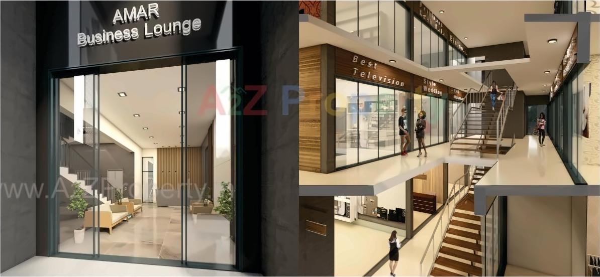 3D Elevation of real estate project Amar Icon located at Chhani, Vadodara, Gujarat