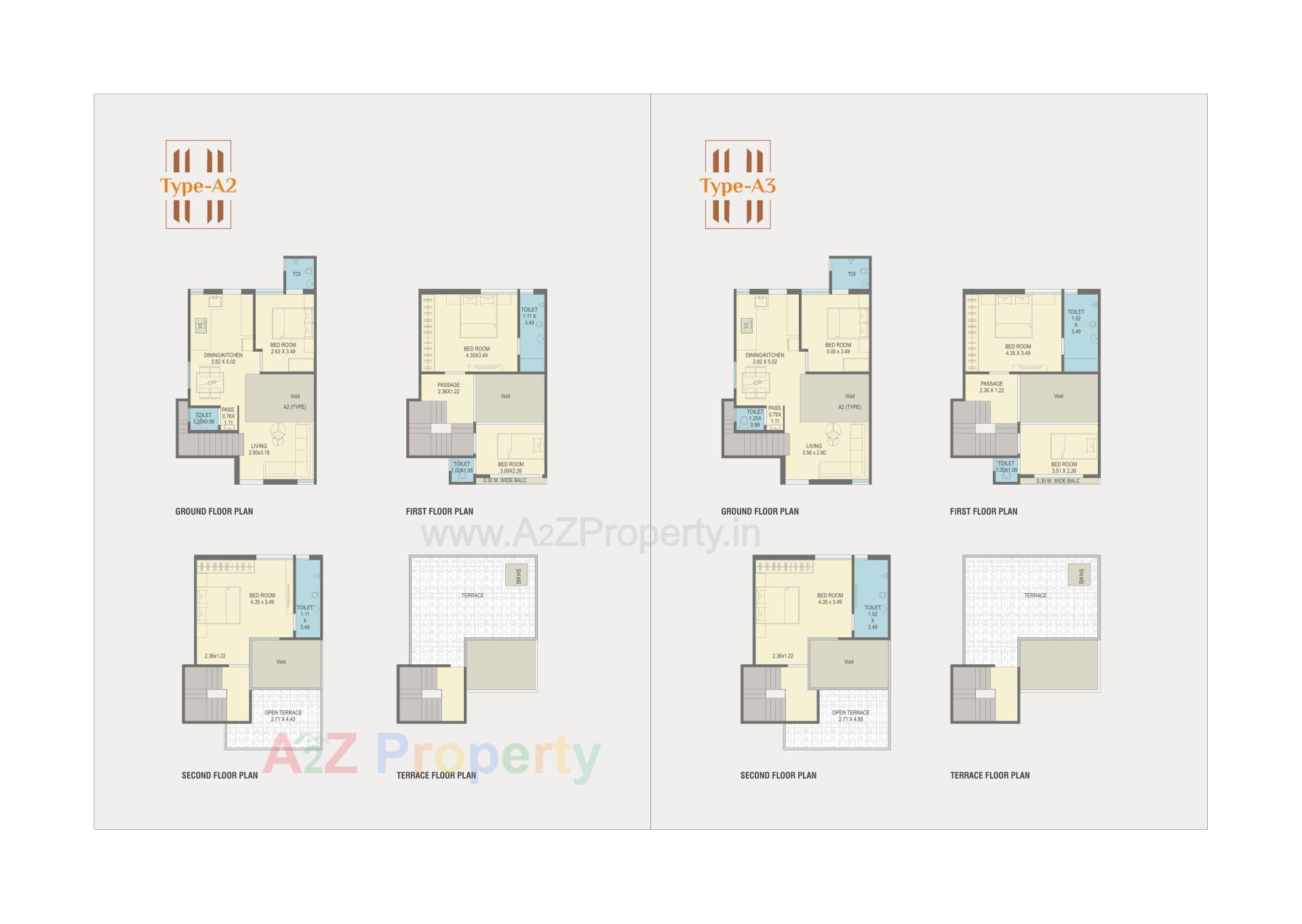 Layout of real estate project Amardeep Harmony located at Chhani, Vadodara, Gujarat