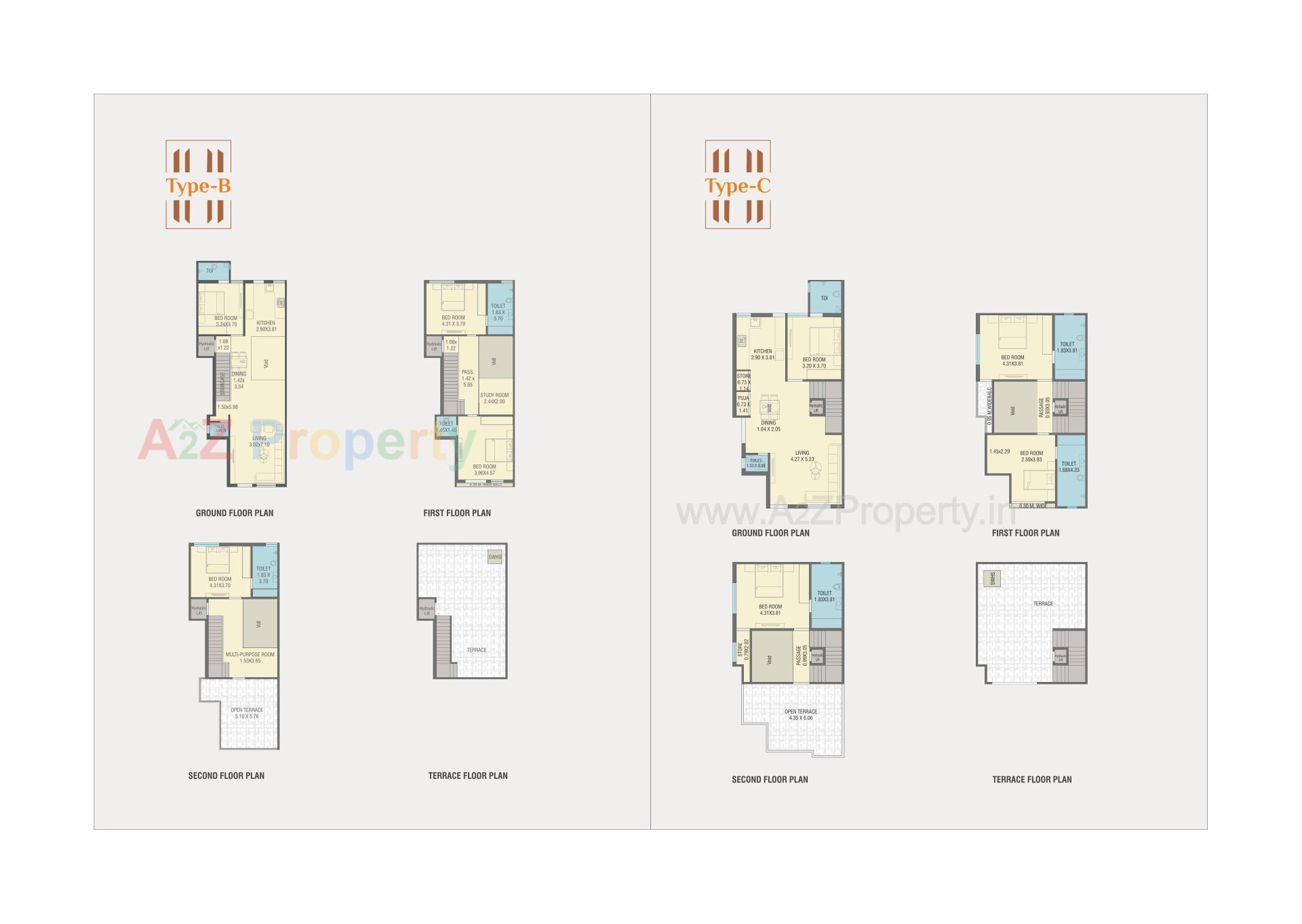 Layout of real estate project Amardeep Harmony located at Chhani, Vadodara, Gujarat