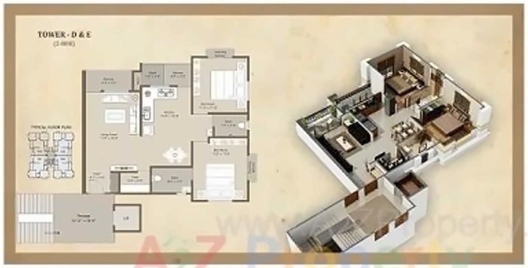 Layout of real estate project Amardeep Heritage located at Vadodara, Vadodara, Gujarat