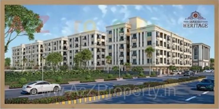 3D Elevation of real estate project Amardeep Heritage located at Vadodara, Vadodara, Gujarat