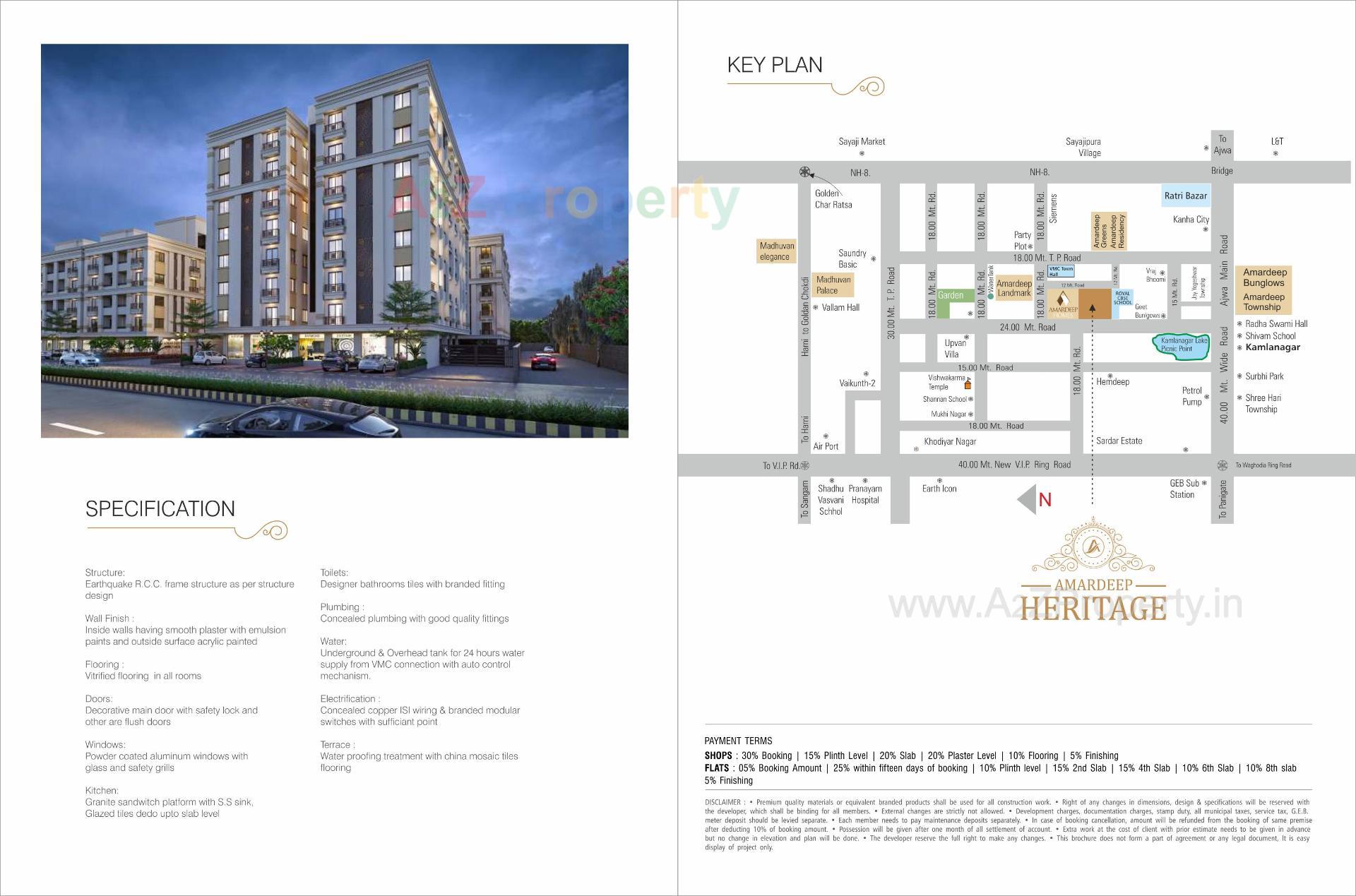  of real estate project Amardeep Heritage located at Nagar, Vadodara, Gujarat