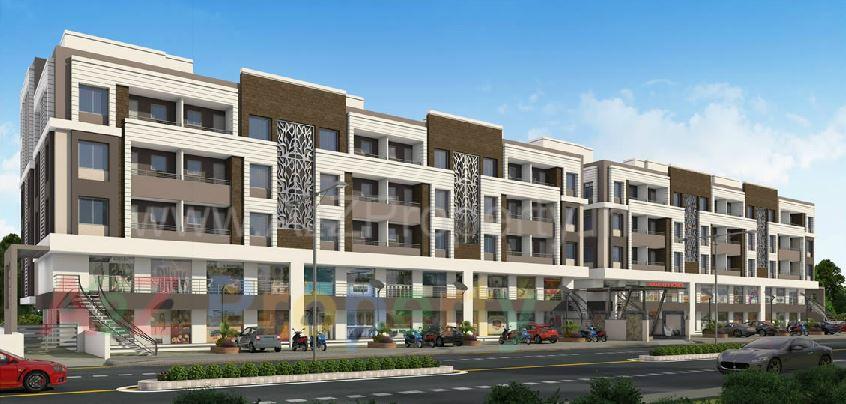 3D Elevation of real estate project Amardeep Homes located at Vadodara, Vadodara, Gujarat