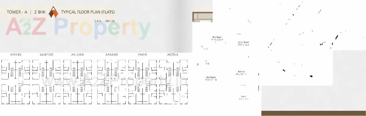 Layout of real estate project Amardeep Homes located at Vadodara, Vadodara, Gujarat