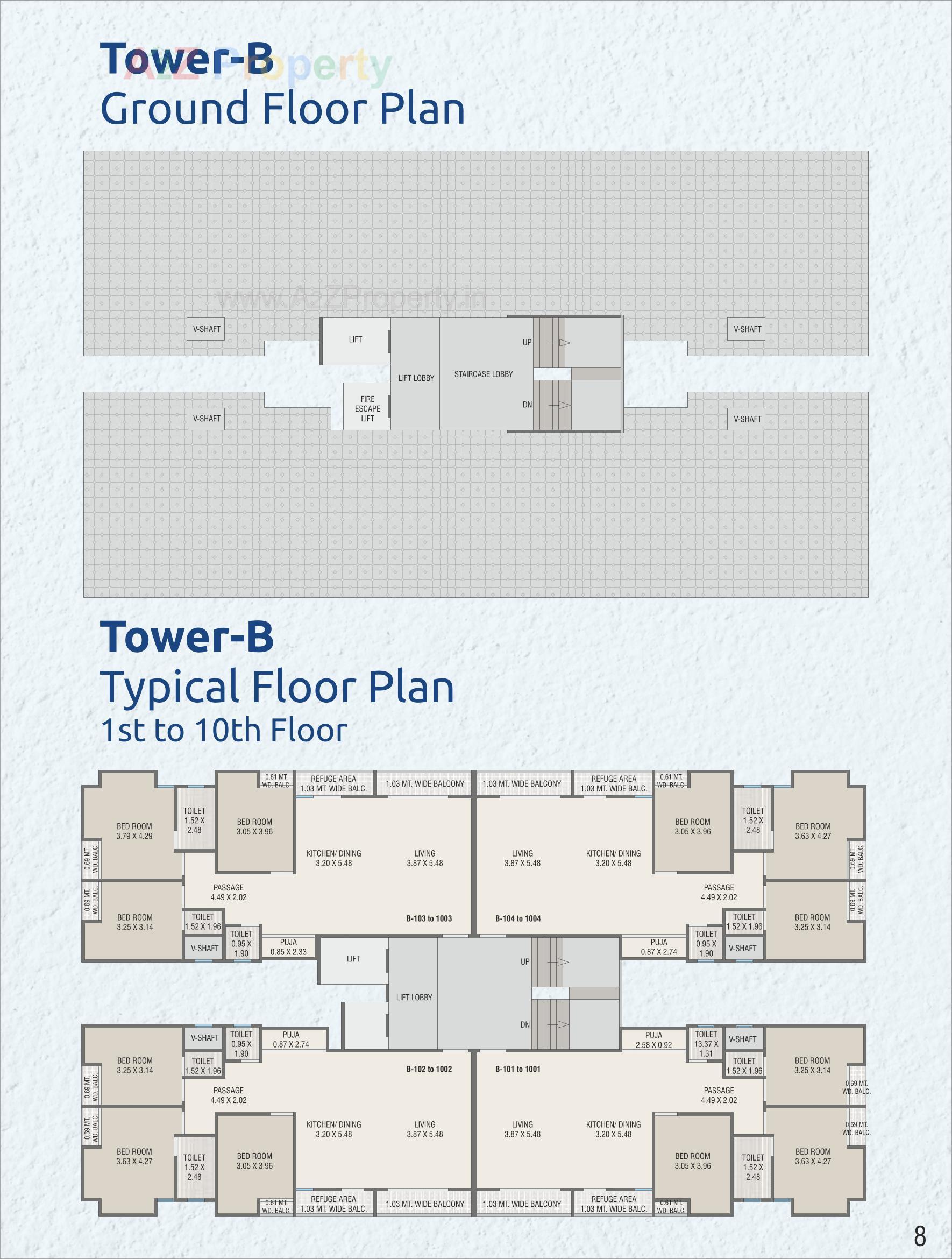 Layout of real estate project Amardeep Infinity located at Harni, Vadodara, Gujarat
