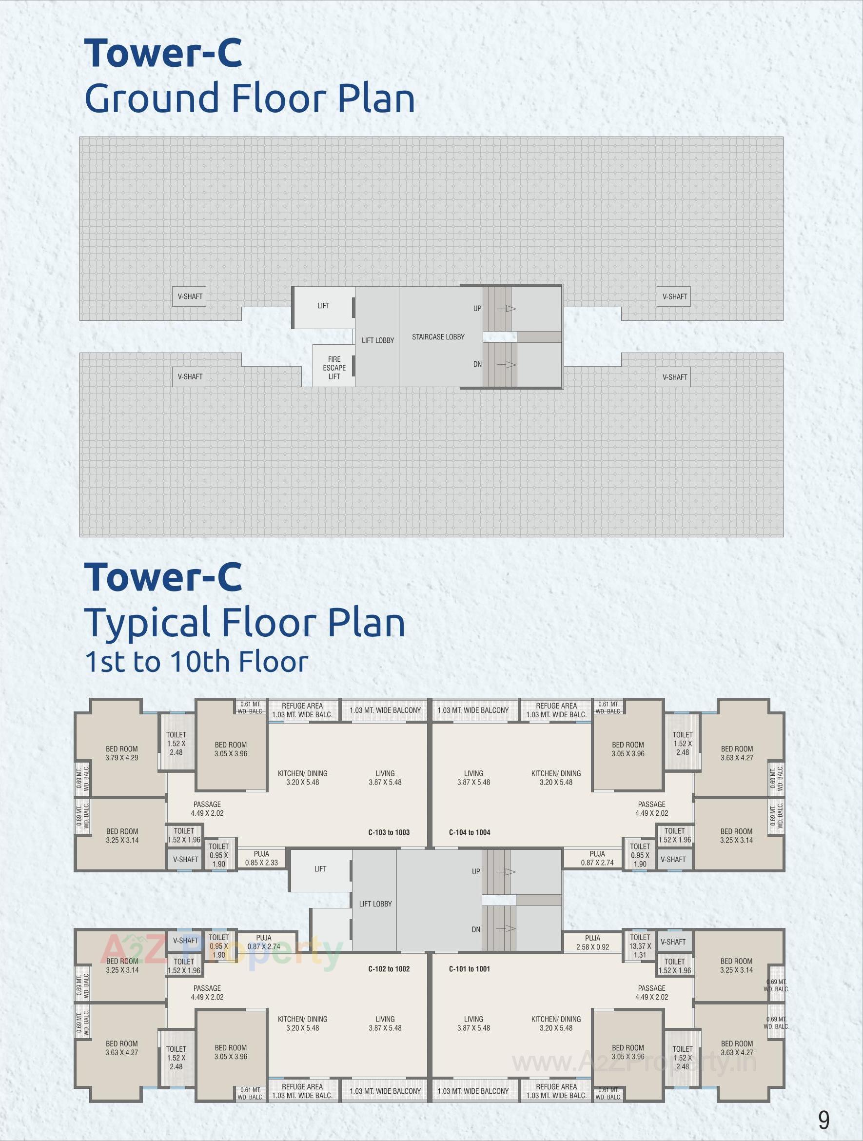 Layout of real estate project Amardeep Infinity located at Harni, Vadodara, Gujarat