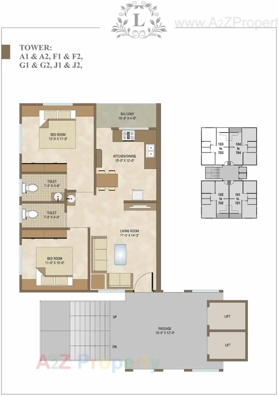 Layout of real estate project Amardeep Landmark located at Sayajipura, Vadodara, Gujarat