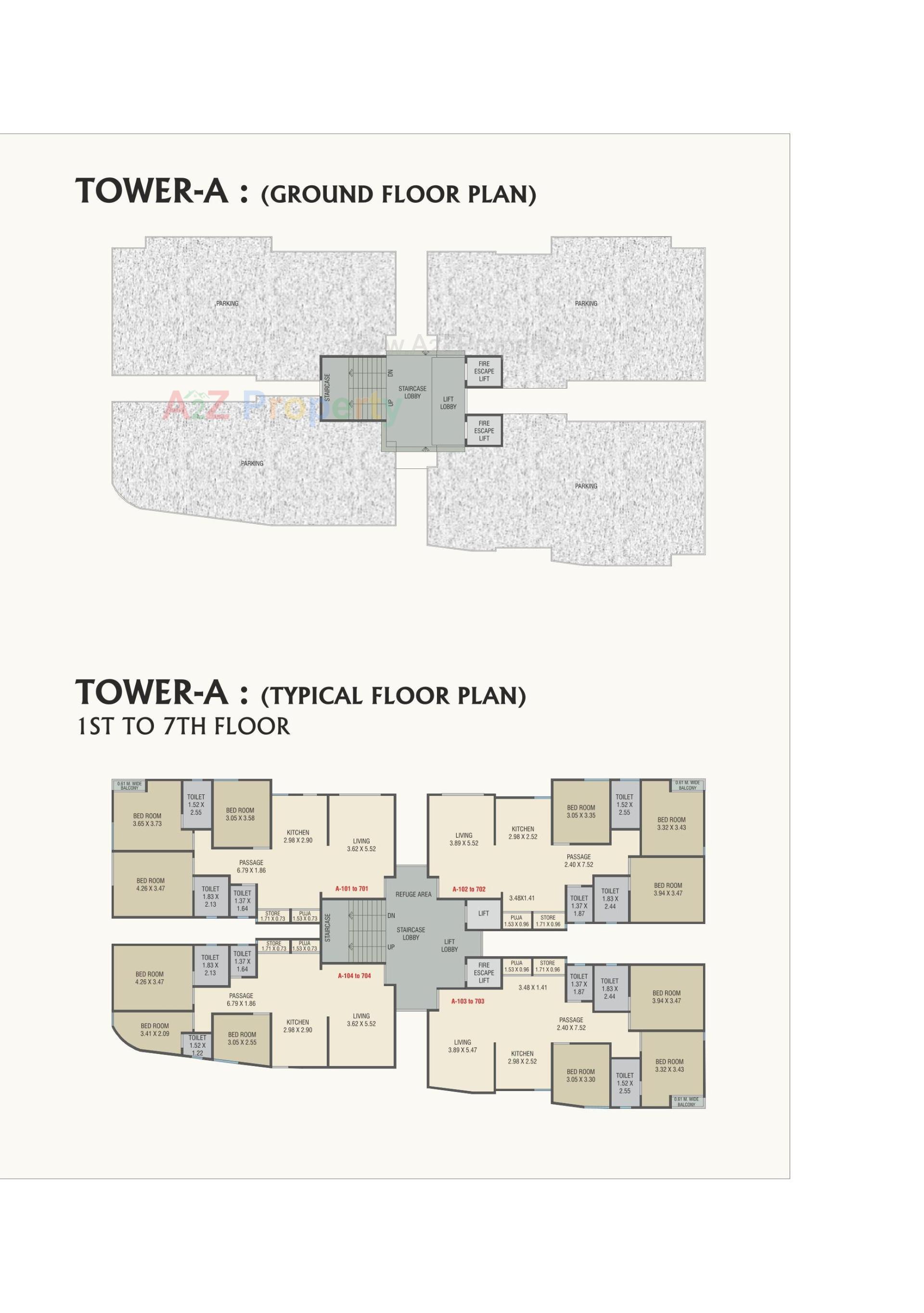 Layout of real estate project Amardeep Sky located at Harni, Vadodara, Gujarat