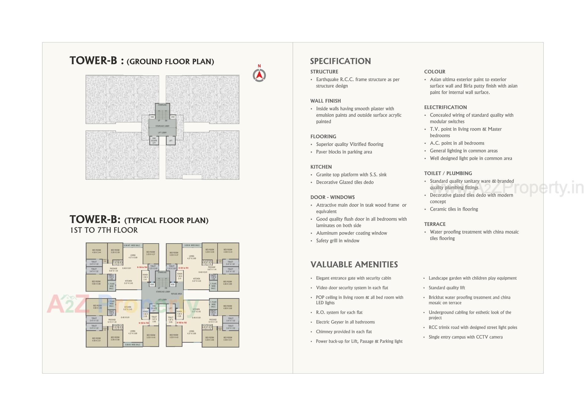  of real estate project Amardeep Sky located at Harni, Vadodara, Gujarat