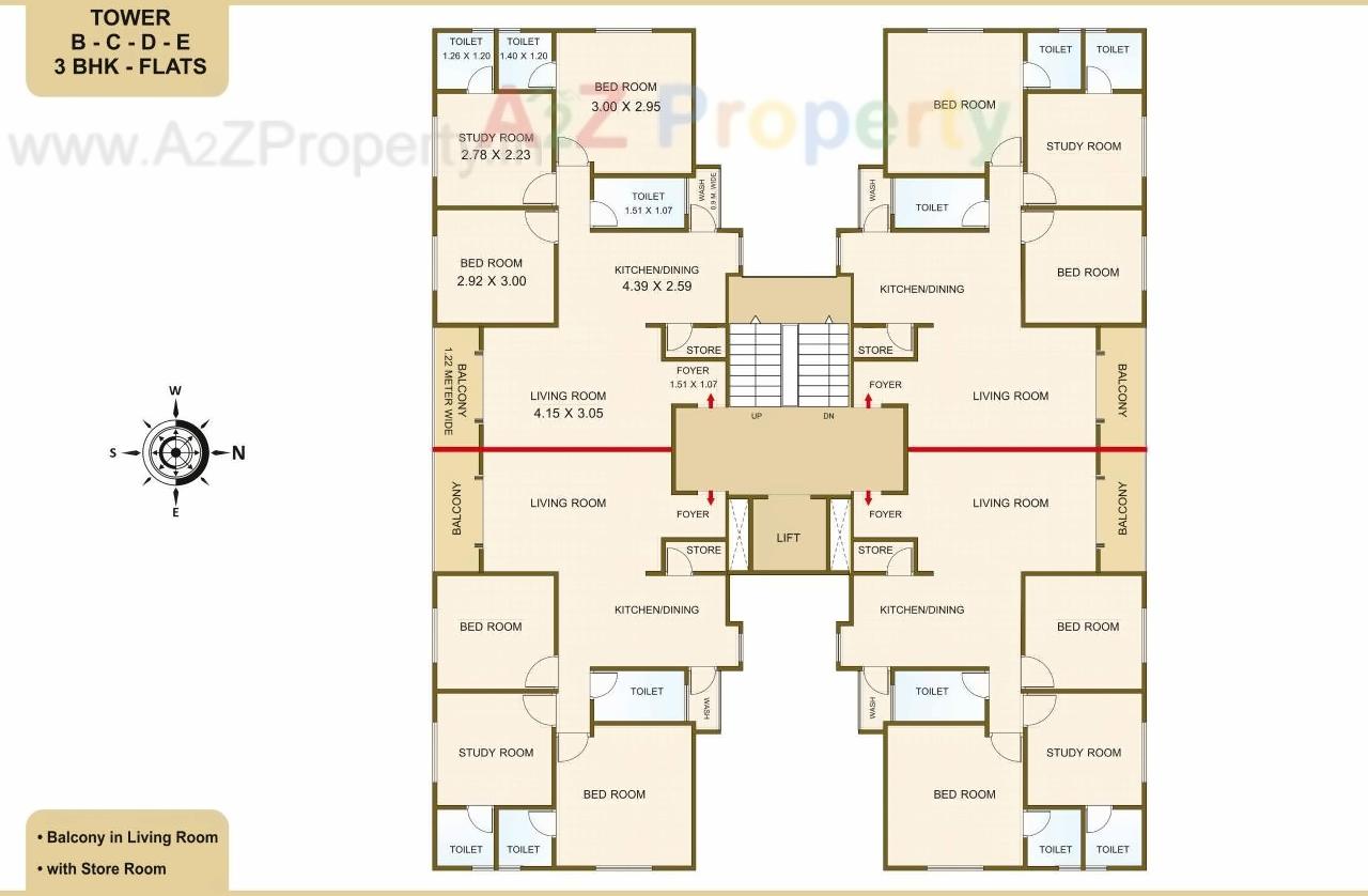 Layout of real estate project Ambe Residency located at Vemali, Vadodara, Gujarat