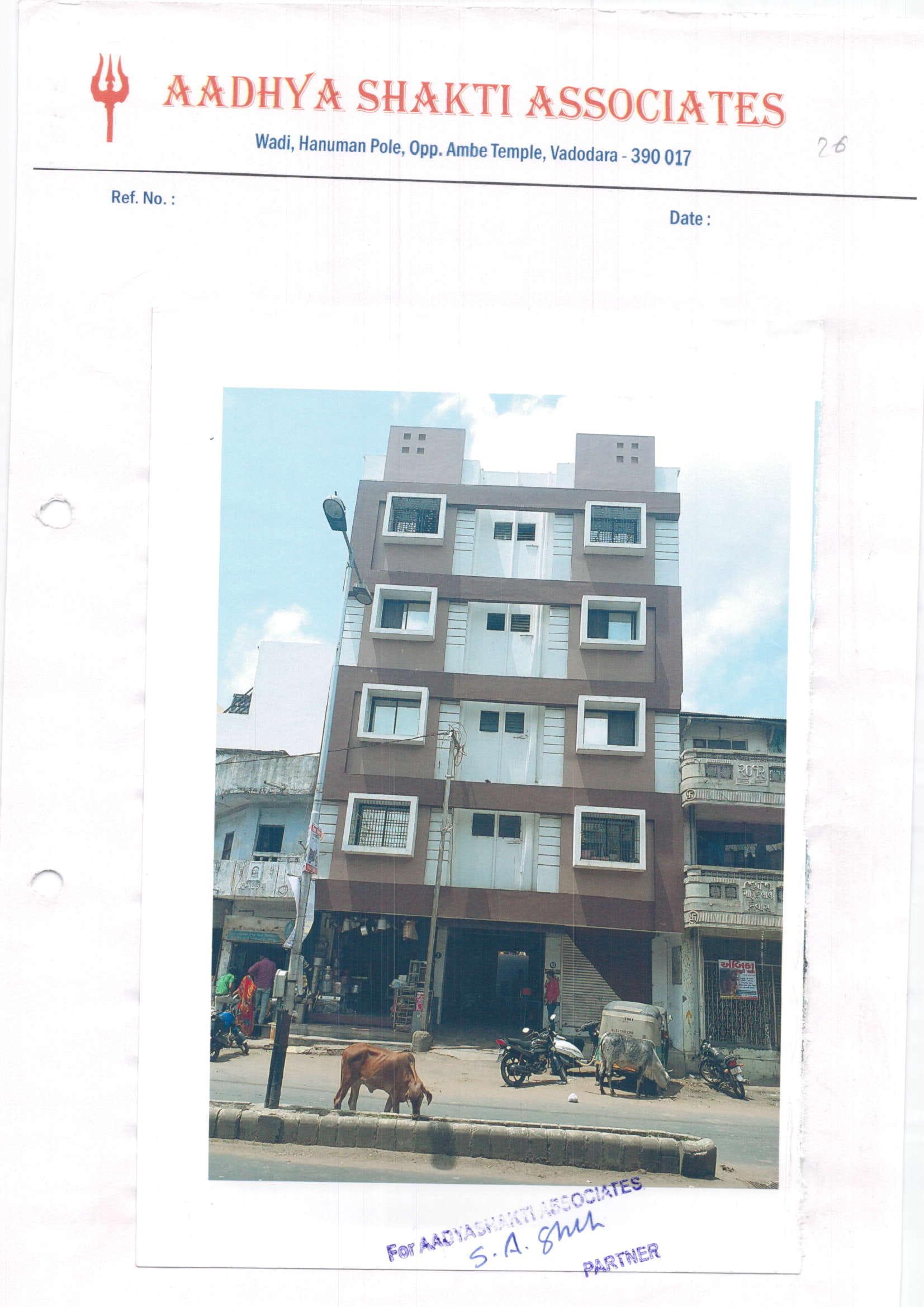 154816_const of real estate project Ambe Villa located at Wadi, Vadodara, Gujarat