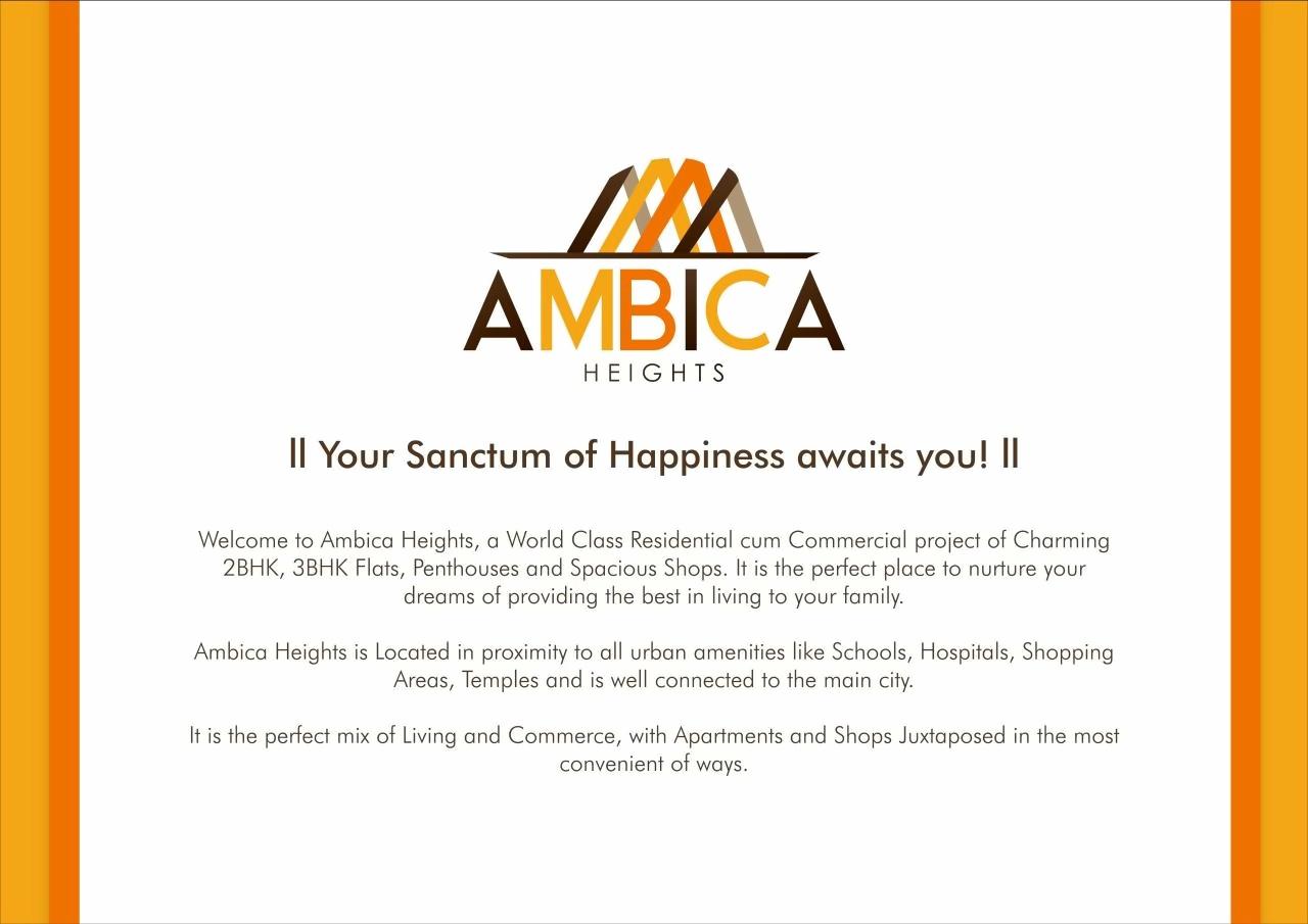  of real estate project Ambica Heights located at Vemali, Vadodara, Gujarat