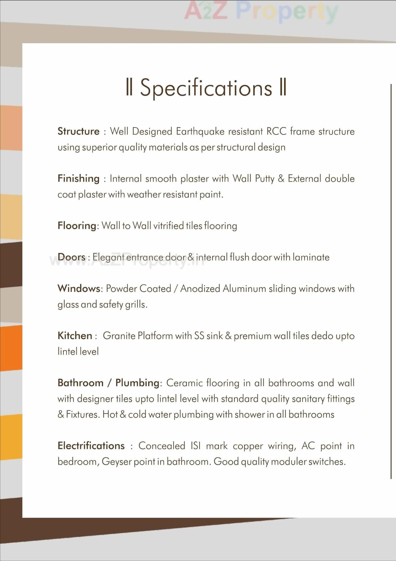 Project Specifications