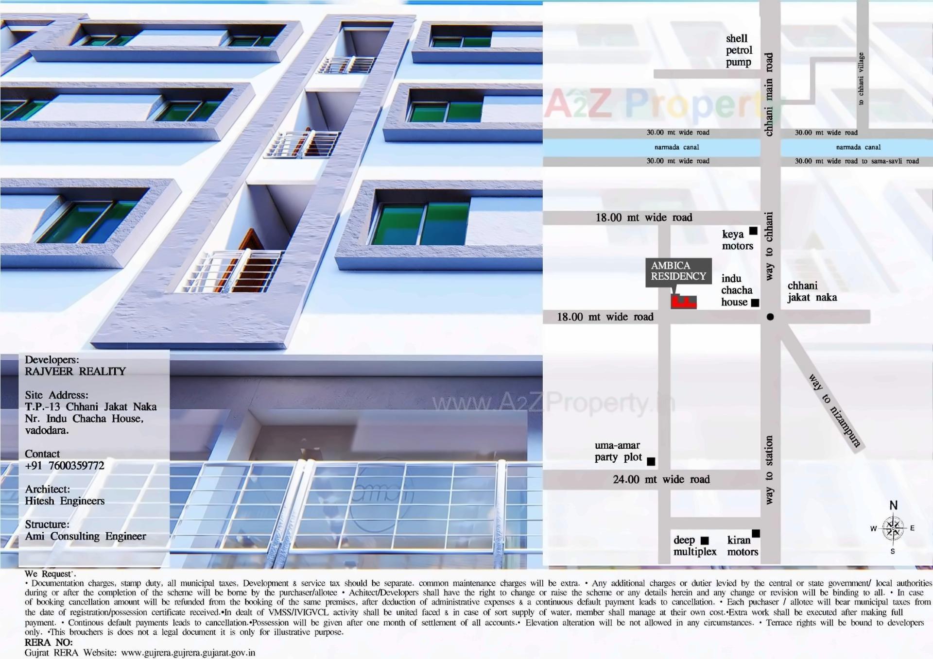  of real estate project Ambica Residency located at Vadodara, Vadodara, Gujarat