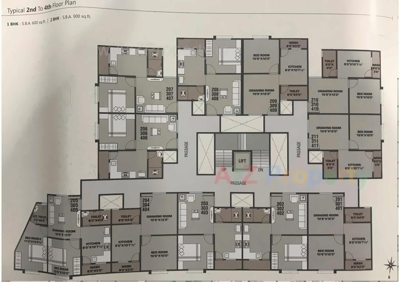 Layout of real estate project Amrapali Resicom located at Nimetha, Vadodara, Gujarat