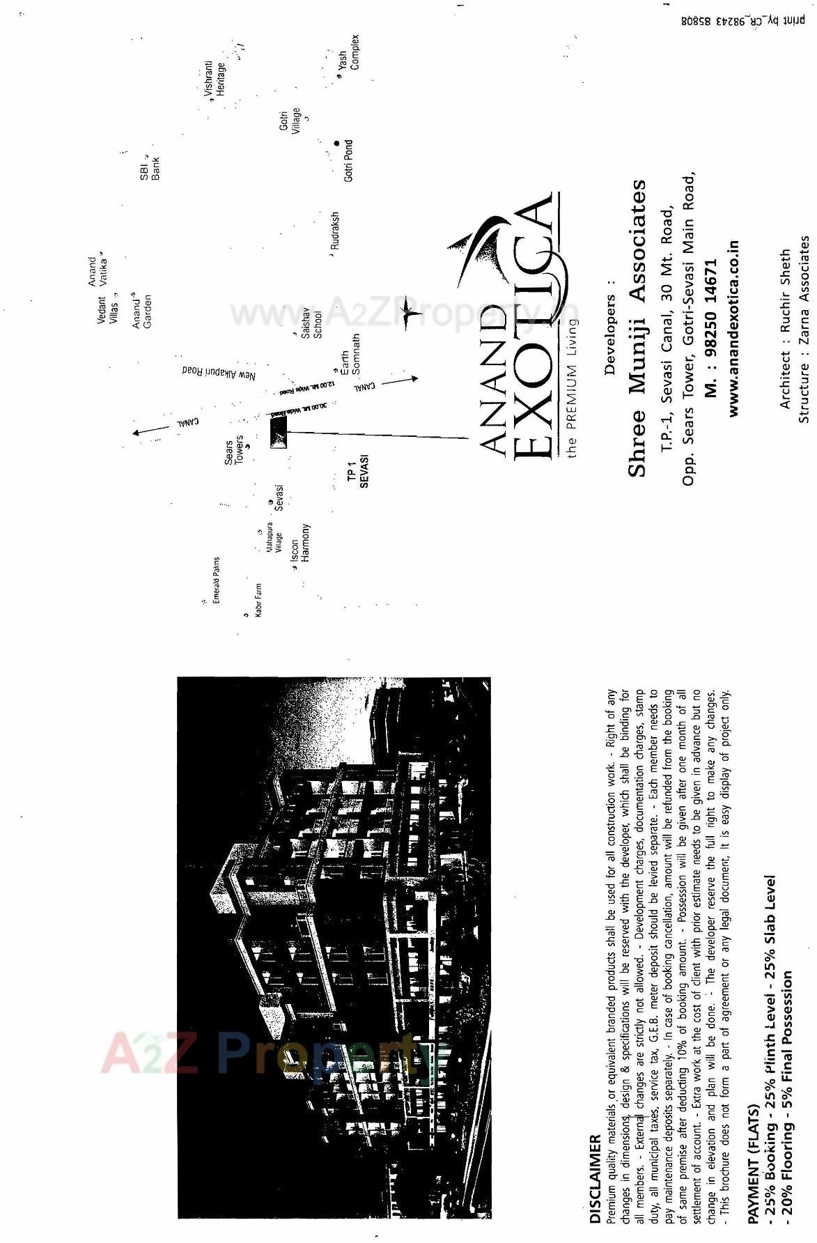  of real estate project Anand Exotica located at Sevasi, Vadodara, Gujarat