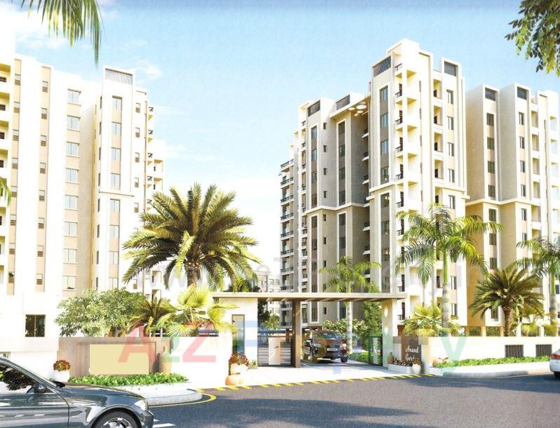 3D Elevation of real estate project Anand Garden located at Gotri, Vadodara, Gujarat